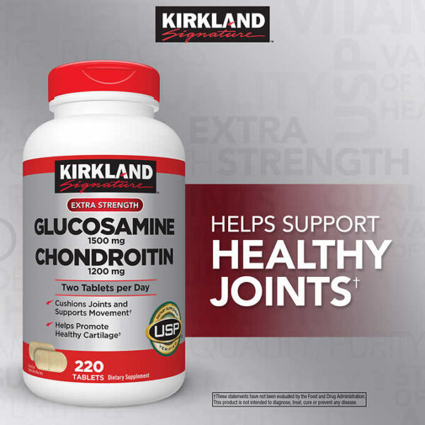 Glucosamine HCI 1500 mg and Chondroitin Sulfate 1200 mg